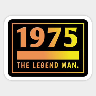 1975 birthday Sticker